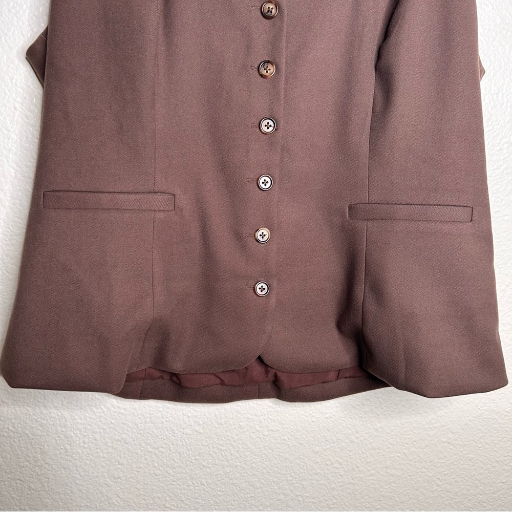 Reformation Delanie Top in Brown 12 - Picture 7 of 16